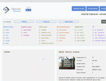 Tablet Screenshot of debrecenialberlet.hu